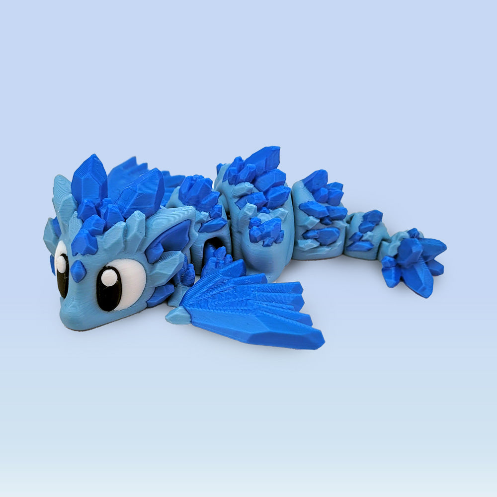 Blue Crystal Baby Dragon