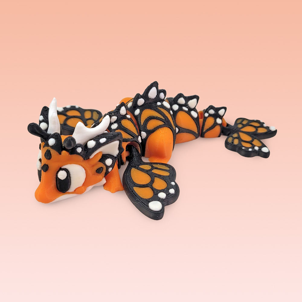 Orange Butterfly Baby Dragon