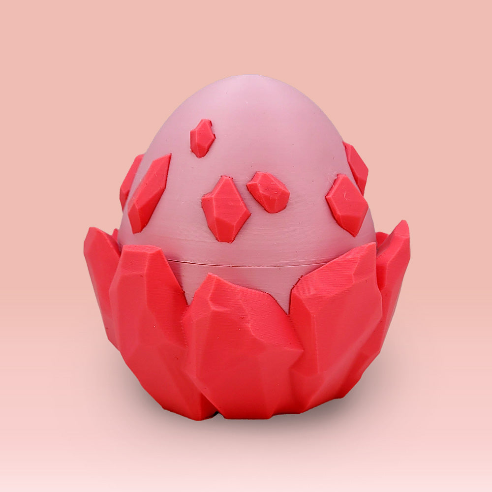 Pink Crystal Baby Dragon Egg