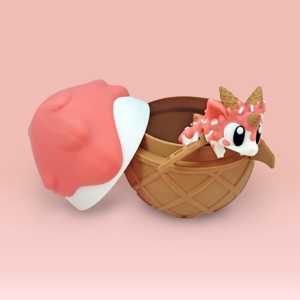 Pink Sugar Rush Baby Dragon Egg