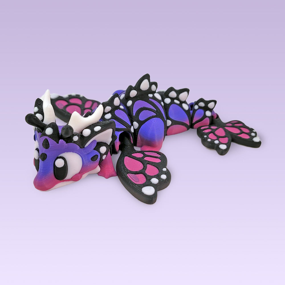Purple Butterfly Baby Dragon