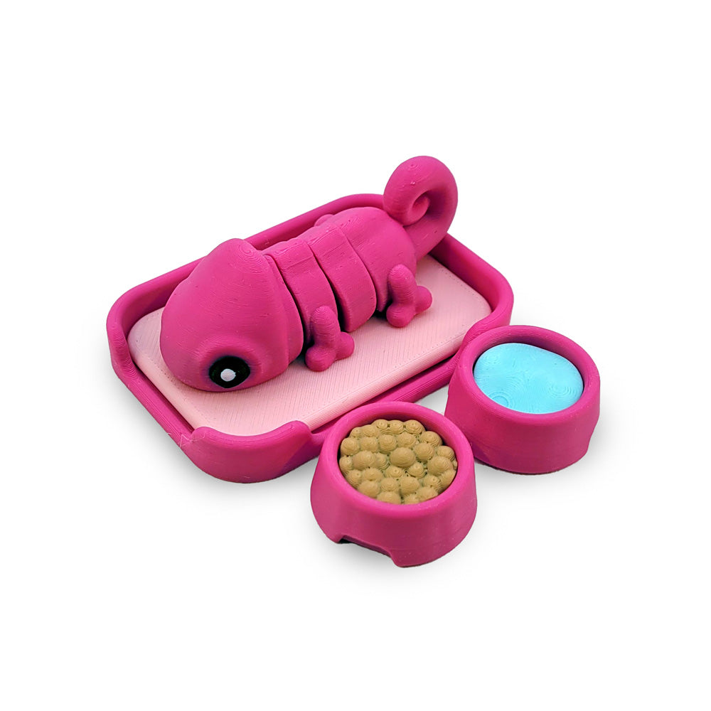 Pink Wigglet Play Bed and Food