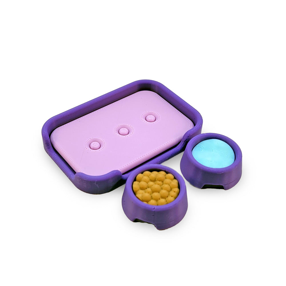 Purple Wigglet Play Bed and Food