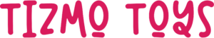 Tizmo Toys - Logo - Raspberry - Horizontal - Quality 3D Printed toys made in New Zealand